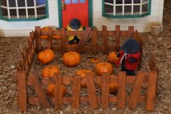 sylvanian families halloween champs de citrouille